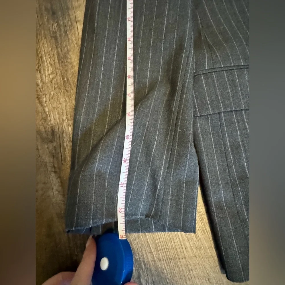 Jos. A. Bank Charcoal Pinstripe Suit (with Pants)